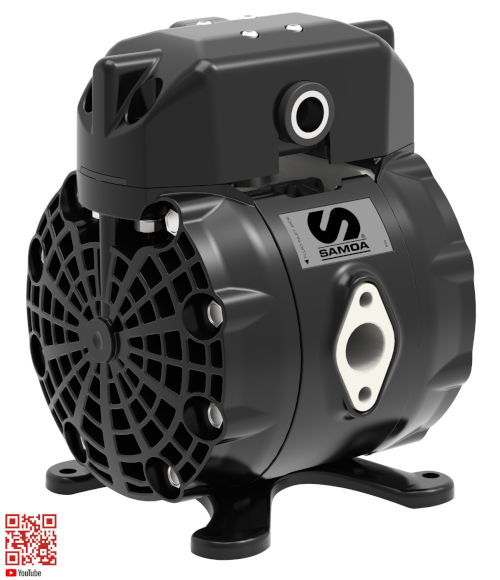 Пневмоприводный диафрагменный пластмассовый насос Samoa DC50