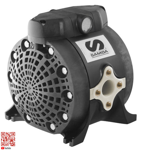 Пневмоприводный диафрагменный пластмассовый насос Samoa DF100