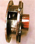 Двухлопасное рабочее колесо